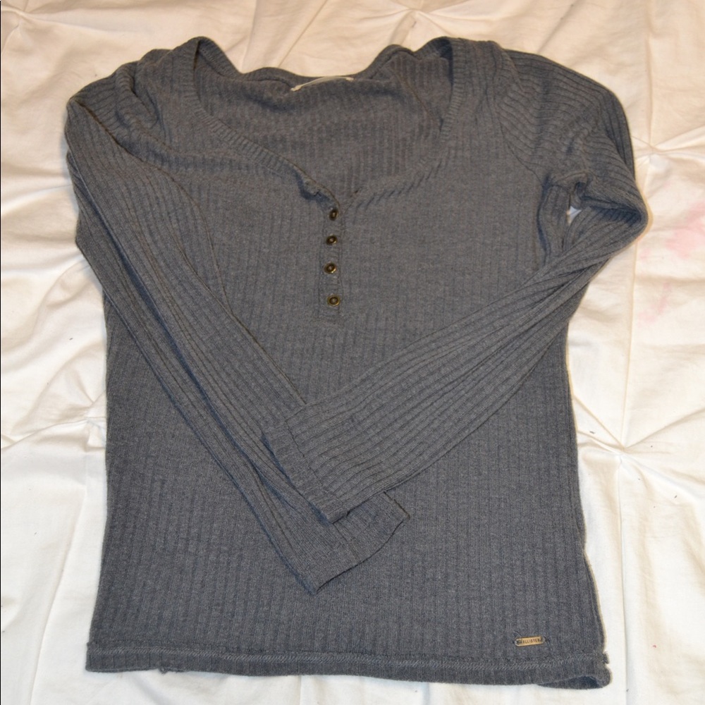 Grey Hollister long sleeve